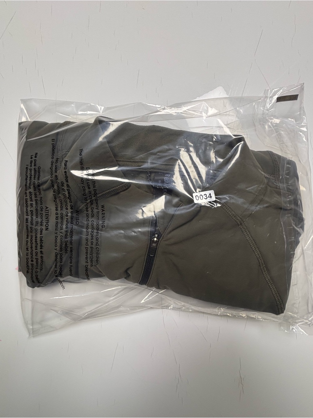 Bandit Men's Olive Green Half-Zip Performance Pullover - Picture 4 of 4